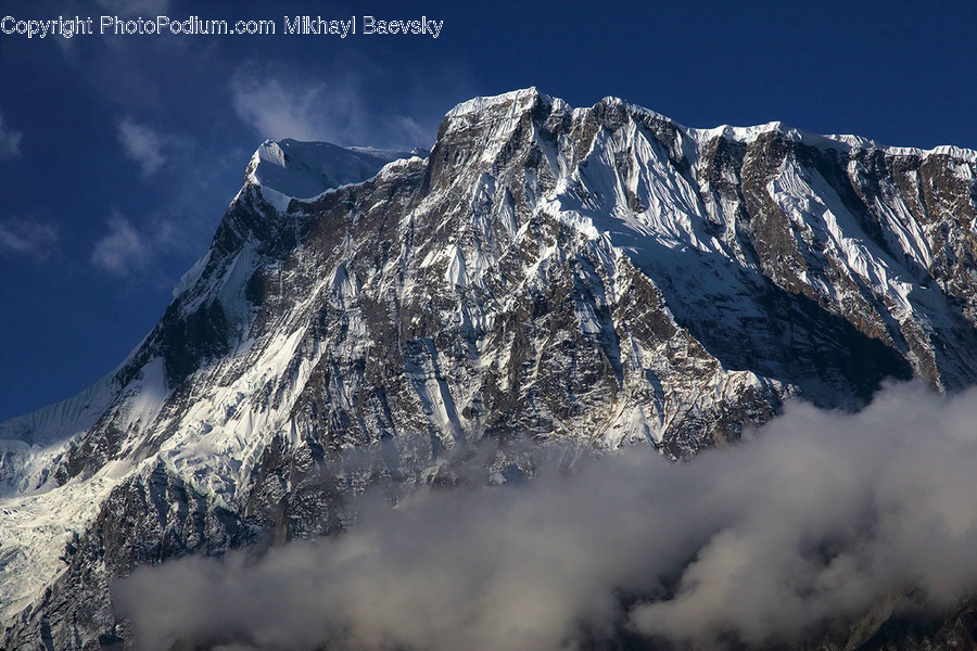 Mountain, Nature, Mountain Range, Outdoors, Peak
