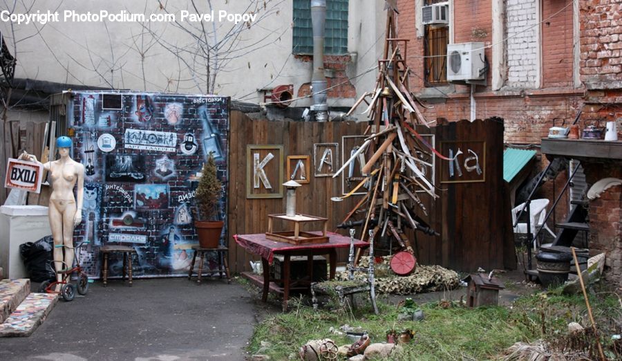 Plant, Potted Plant, Bicycle, Bike, Vehicle, Art, Sculpture