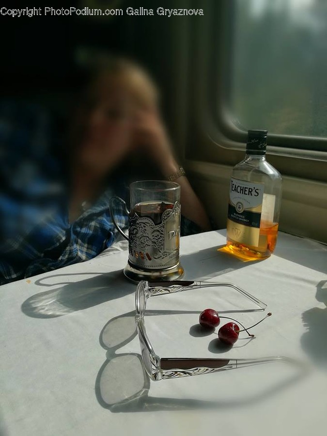 Person, Human, Glass, Liquor, Drink