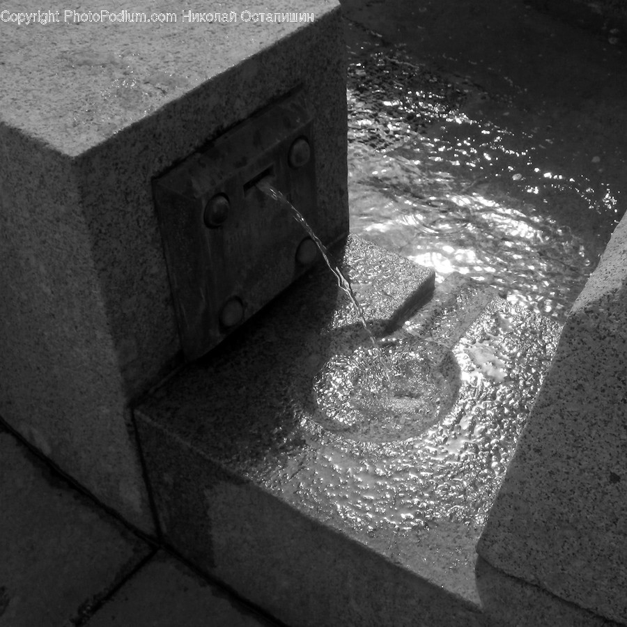 Water, Fountain, Mailbox, Letterbox, Bunker
