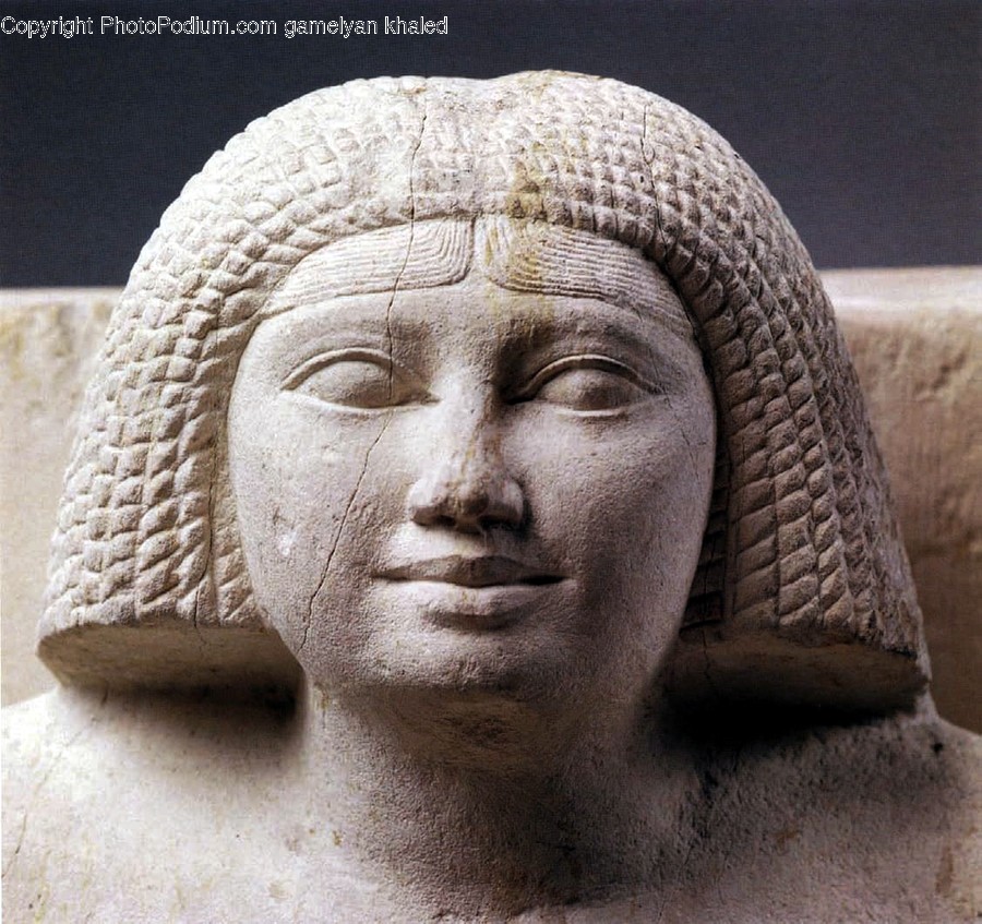 Head, Art, Sculpture, Apparel, Hat
