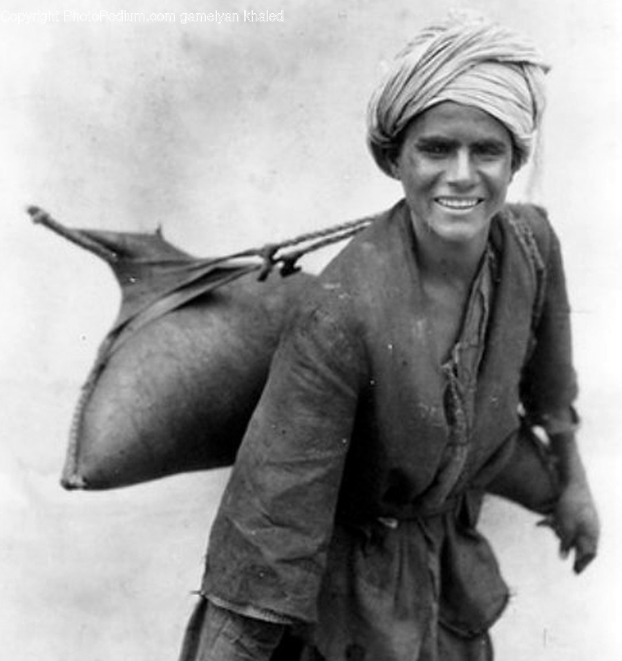 Clothing, Apparel, Person, Human, Turban