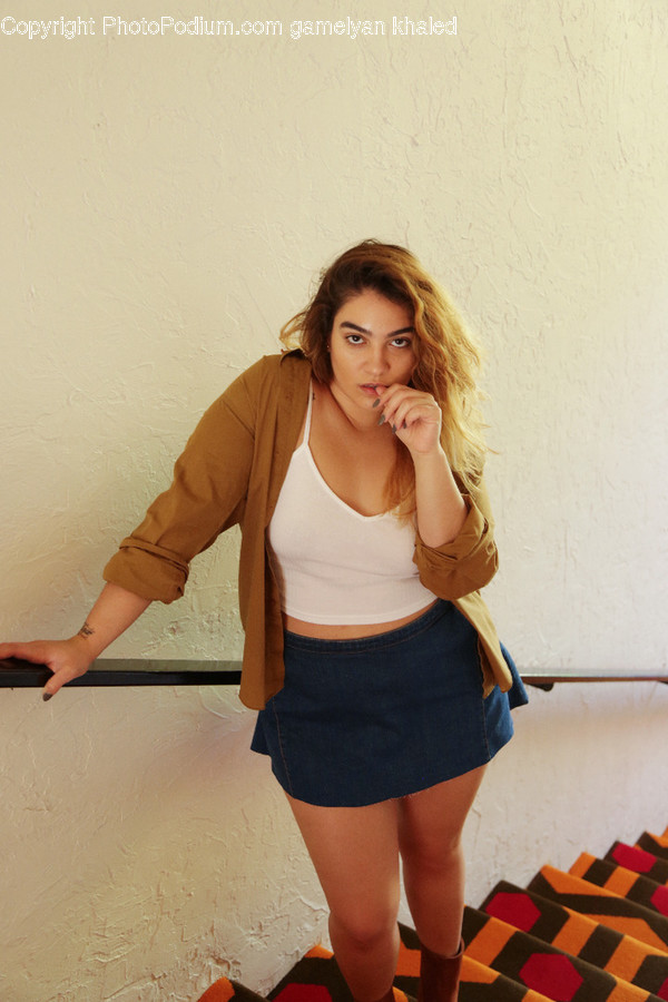 Clothing, Apparel, Person, Human, Skirt