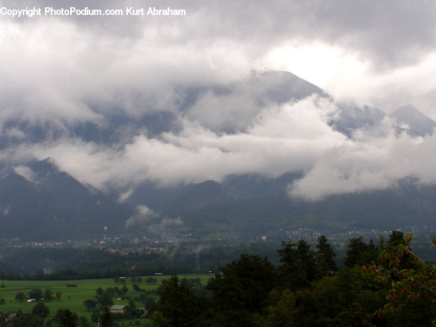 Cloud, Cumulus, Sky, Azure Sky, Outdoors, Mountain, Mountain Range