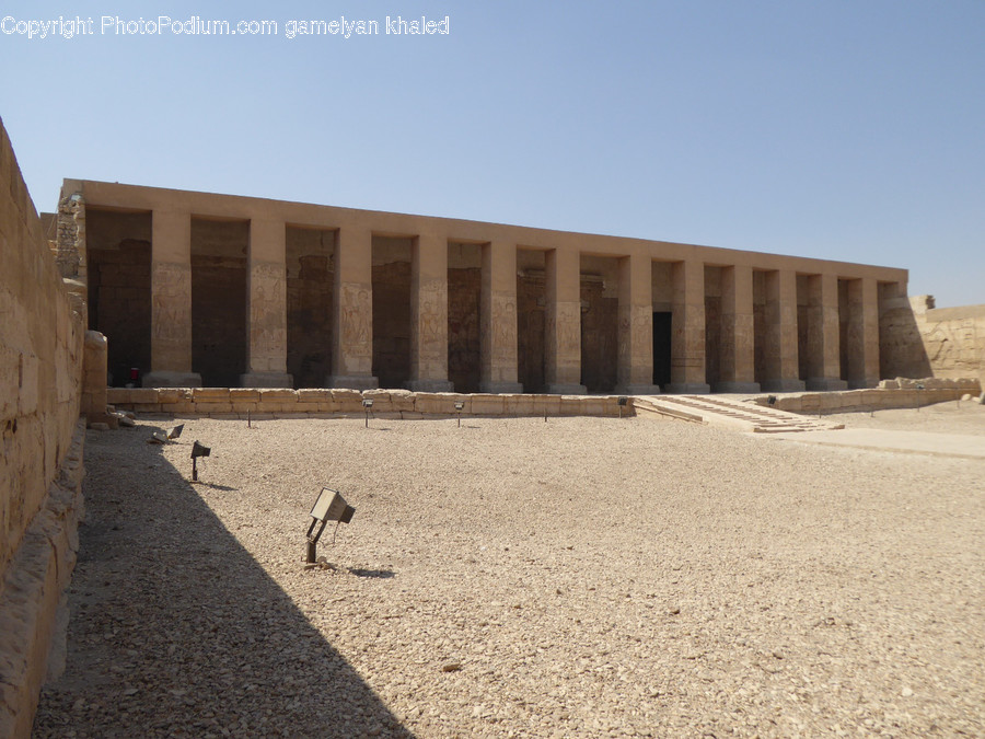 Building, Architecture, Patio, Pillar, Column