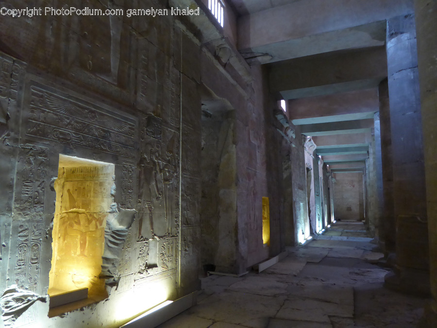 Corridor, Crypt, Flagstone, Floor, Building