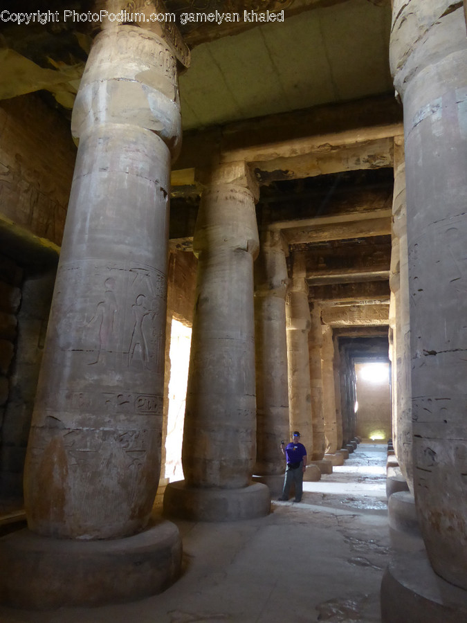 Corridor, Human, Person, Crypt, Building