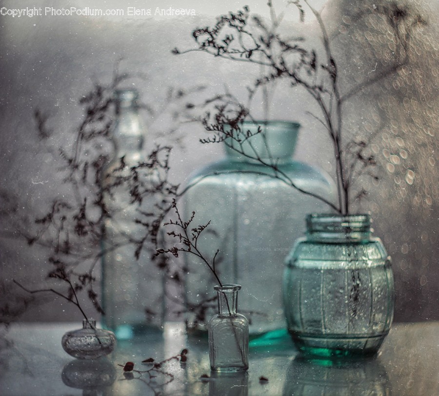 Jar, Pottery, Outdoors, Nature, Ice