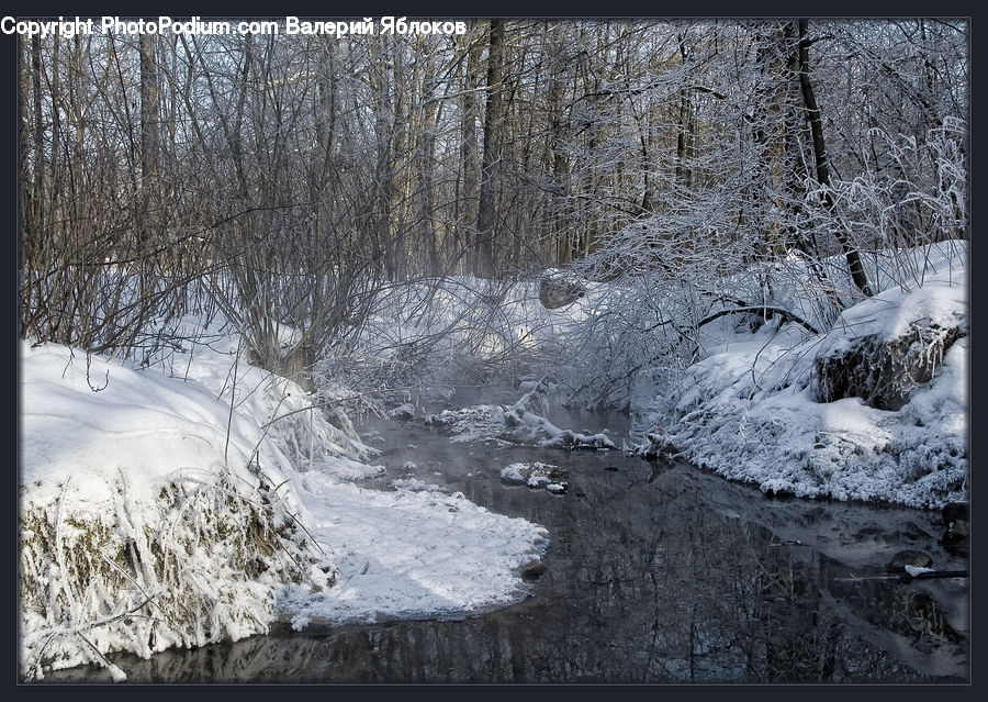Ice, Outdoors, Snow, Blizzard, Weather, Winter, Landscape
