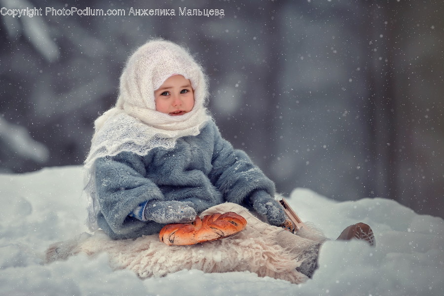 Apparel, Clothing, Nature, Outdoors, Snow