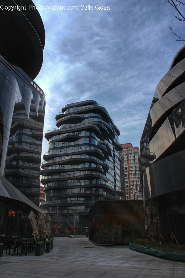 Building, Office Building, Town, City, Urban