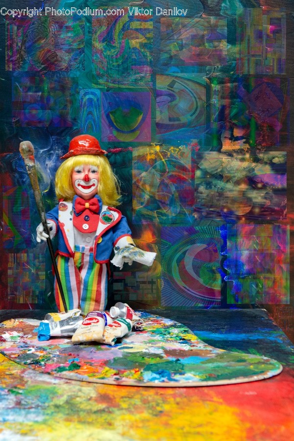 Person, Human, Painting, Art, Performer
