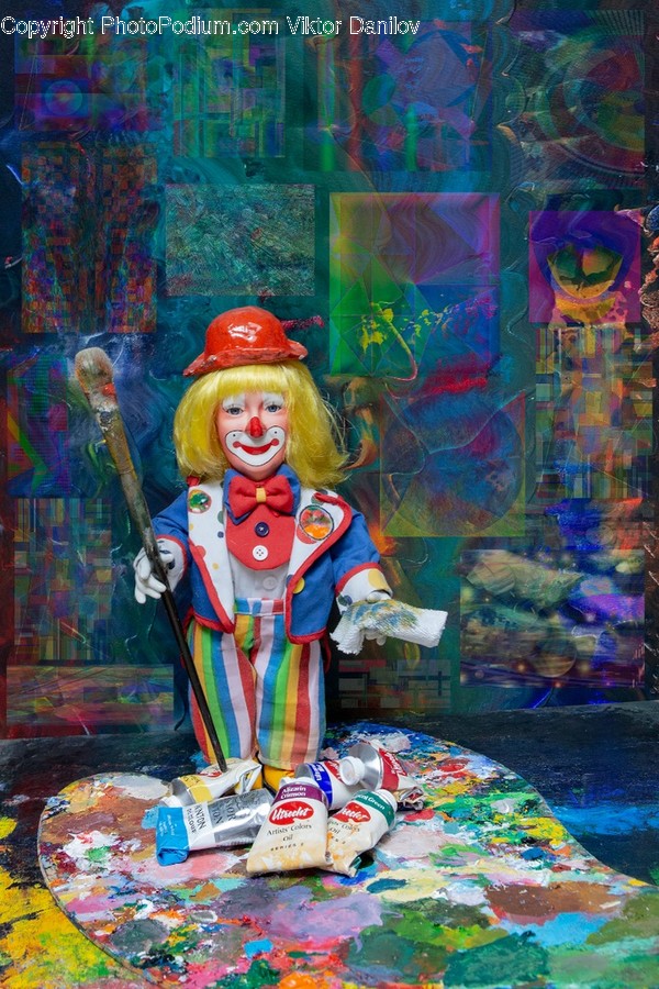 Human, Performer, Person, Painting, Art