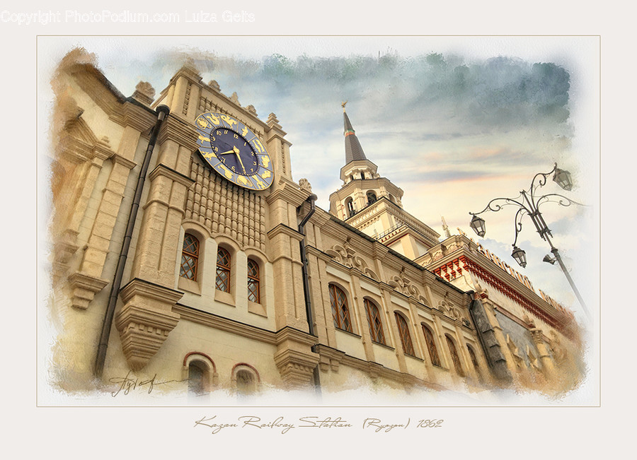 Architecture, Building, Tower, Clock Tower, Animal
