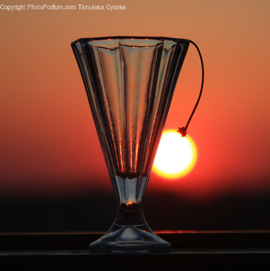 Lamp, Glass, Light, Goblet, Flare