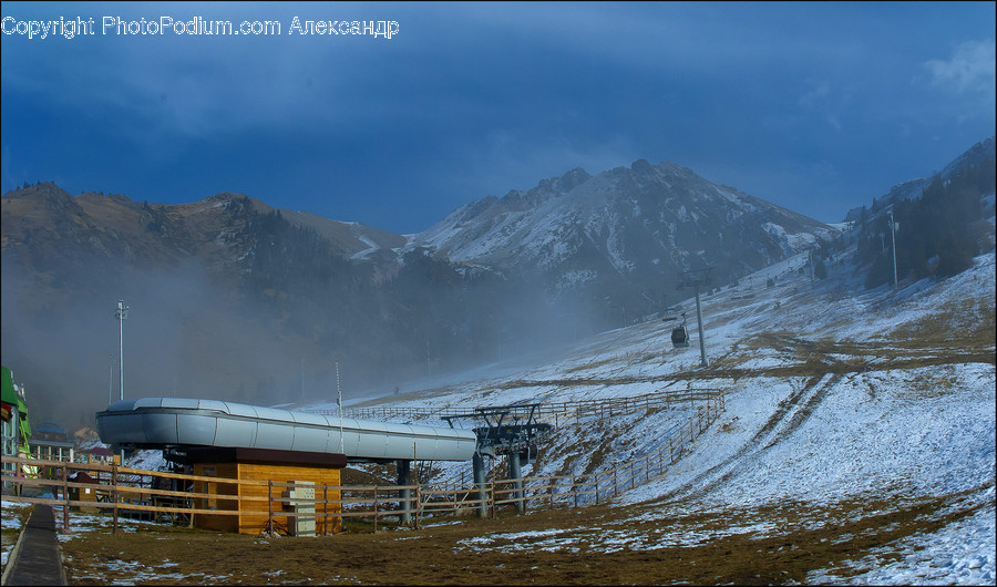 Nature, Outdoors, Building, Housing, Mountain