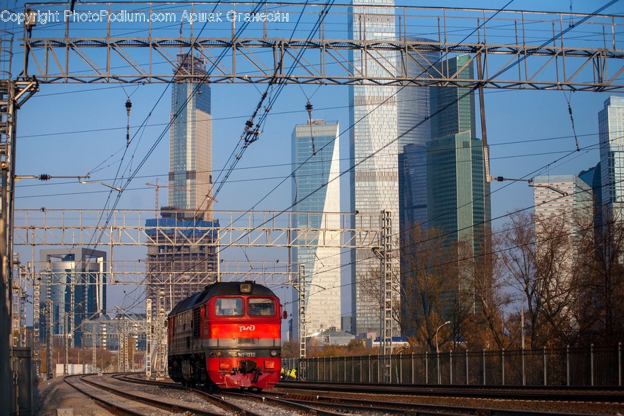 Train Track, Railway, Transportation, Rail, Vehicle