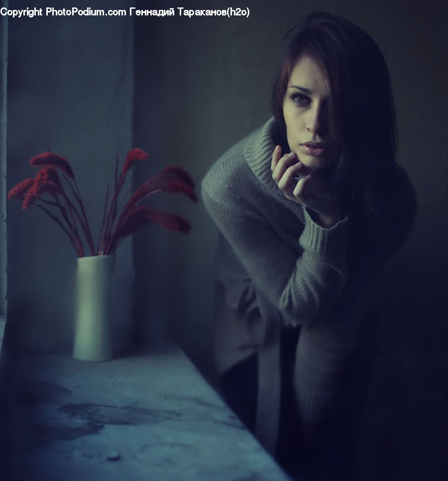 Human, People, Person, Pot, Pottery, Amaryllis, Flower