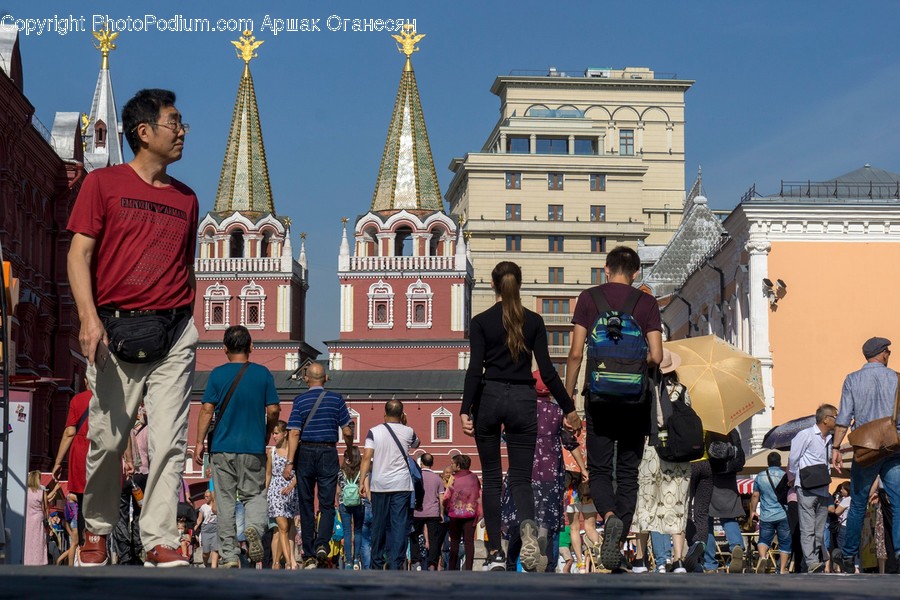 Human, Person, Building, Spire, Tower