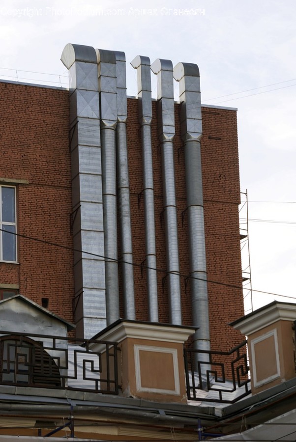 Brick, Building, Architecture, Town, High Rise