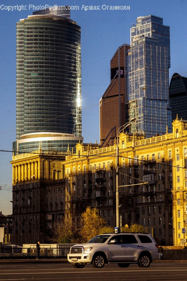 Office Building, Building, City, Town, Urban