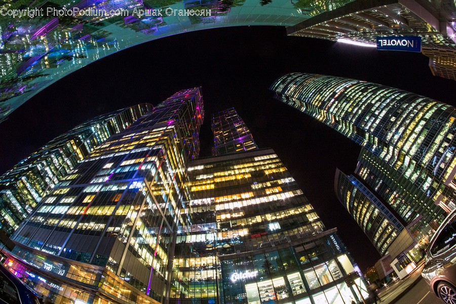Building, Office Building, Town, Metropolis, City