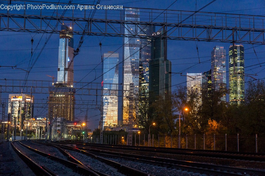 Railway, Train Track, Transportation, Rail, Metropolis
