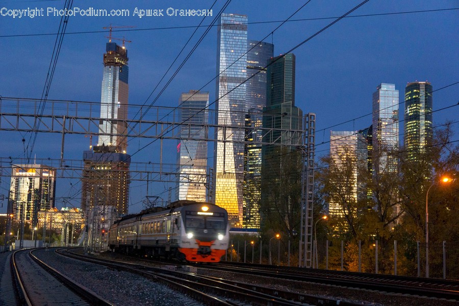 Train Track, Rail, Railway, Transportation, Train