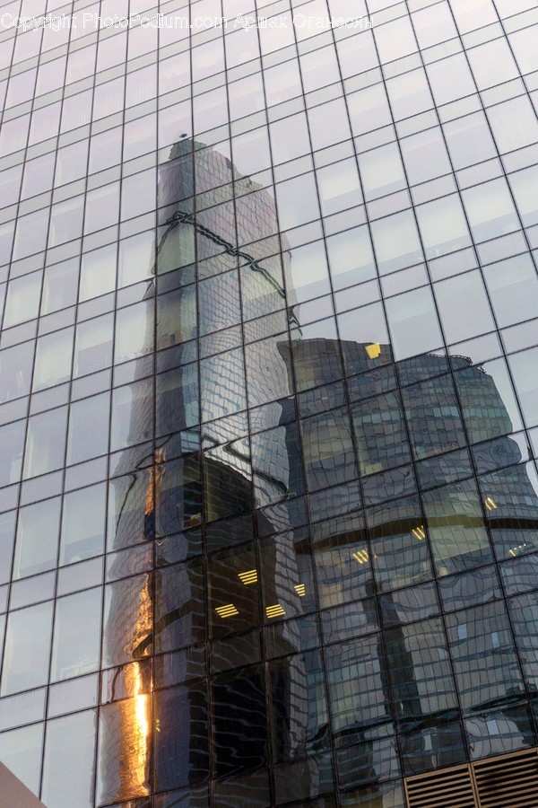 Office Building, Building, City, High Rise, Town