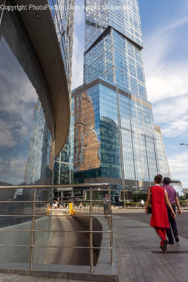Person, Human, Office Building, Building, Road