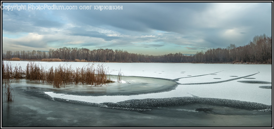 Nature, Outdoors, Water, Land, Reservoir