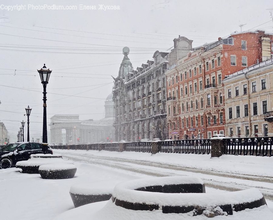 Nature, Outdoors, Snow, Transportation, Automobile