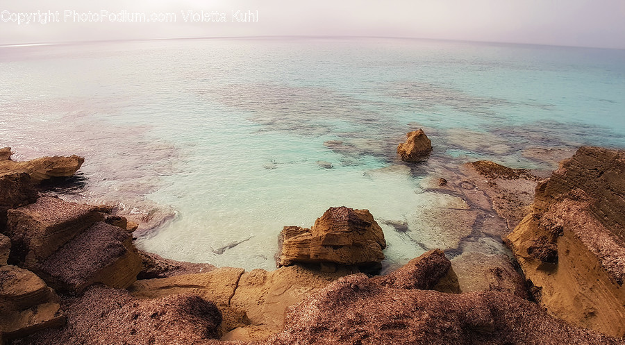 Promontory, Rock, Nature, Outdoors, Water