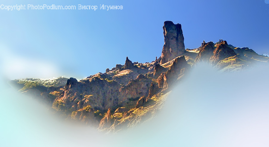 Nature, Outdoors, Mountain, Mountain Range, Peak