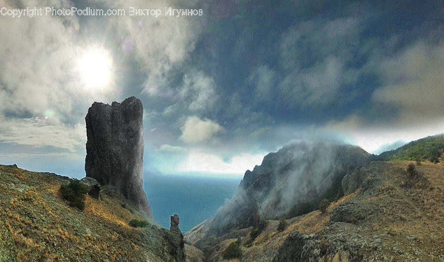 Nature, Outdoors, Mountain, Cliff, Mesa