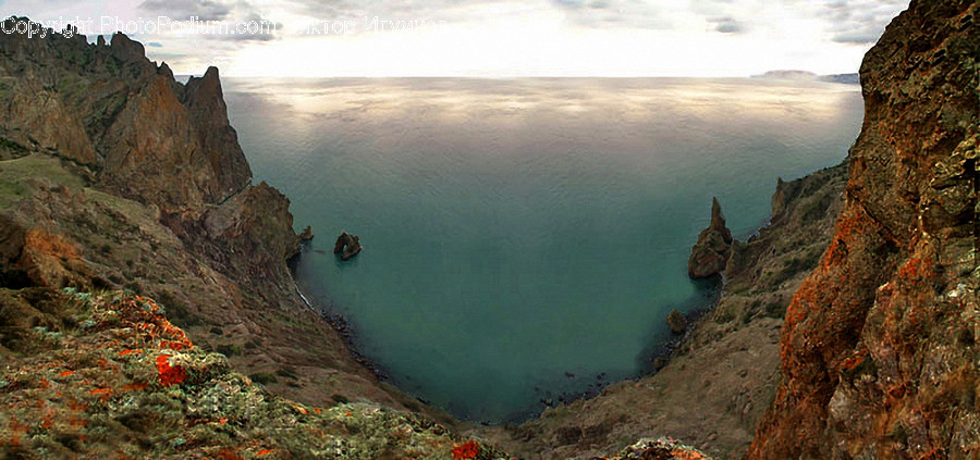 Nature, Outdoors, Land, Sea, Ocean