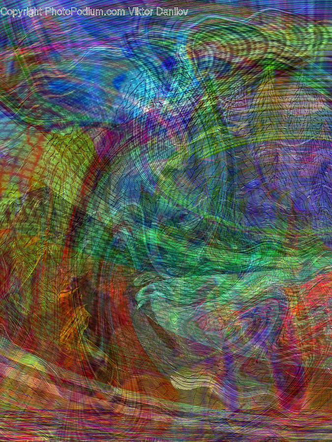 Art, Modern Art, Ornament, Painting, Pattern