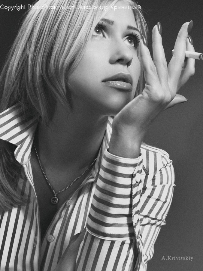 Person, Human, Face, Finger, Photo