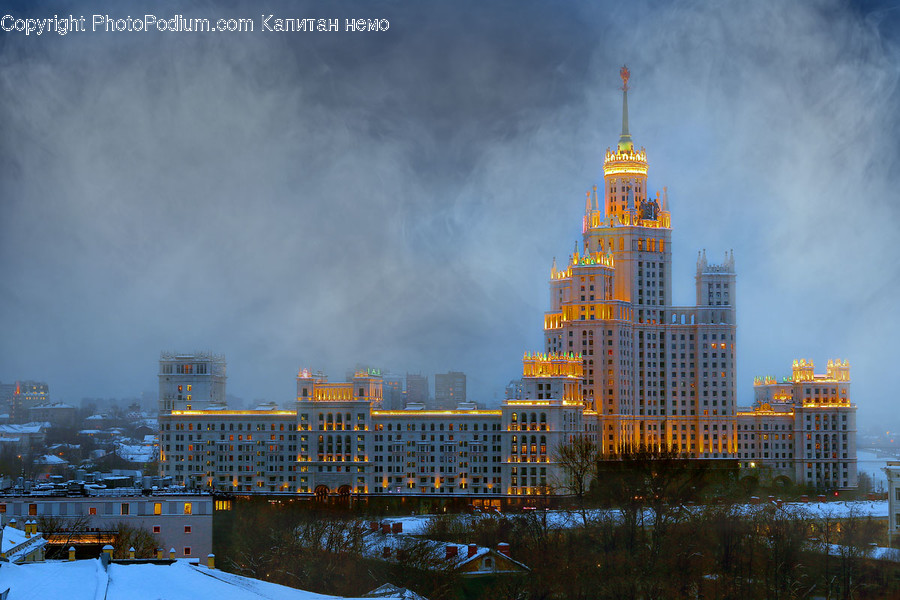 Office Building, Building, Town, Urban, City