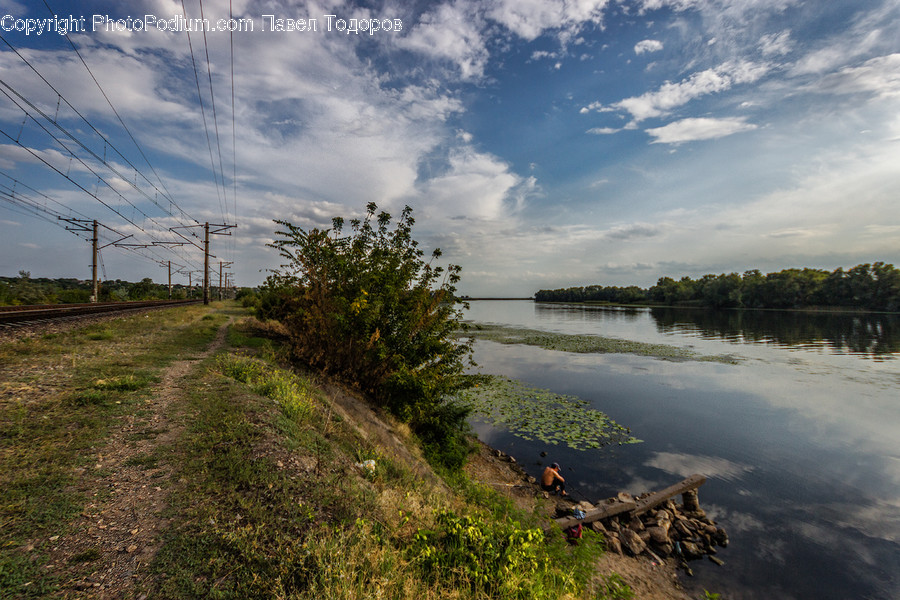 Water, Nature, Outdoors, Land, Human
