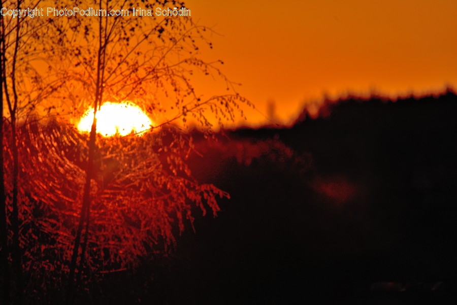 Nature, Outdoors, Sky, Sunset, Red Sky
