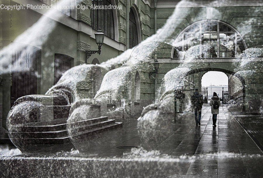 Water, Person, Human, Fountain, Outdoors