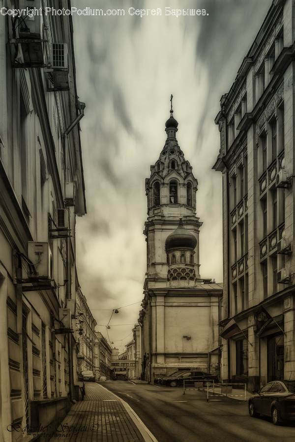 Building, Architecture, Tower, Walkway, Path