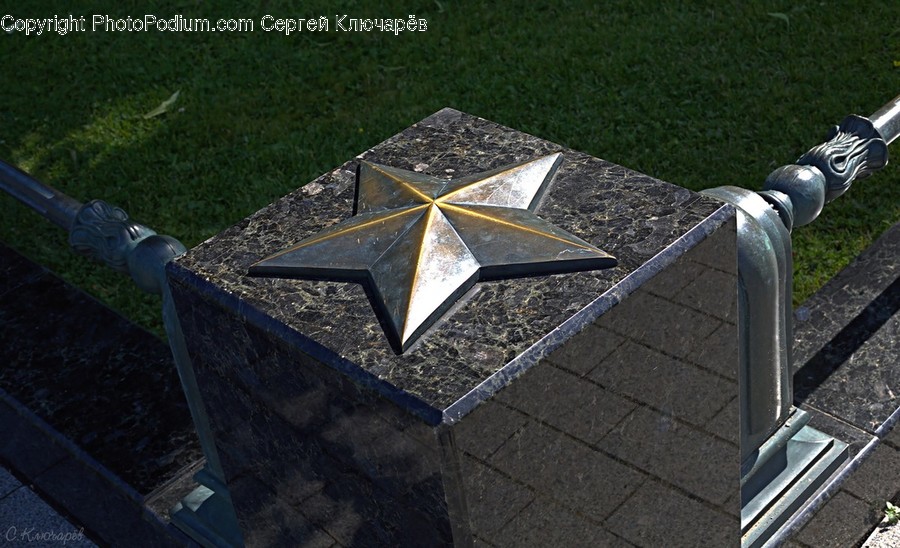 Symbol, Star Symbol, Building, Sundial, Compass