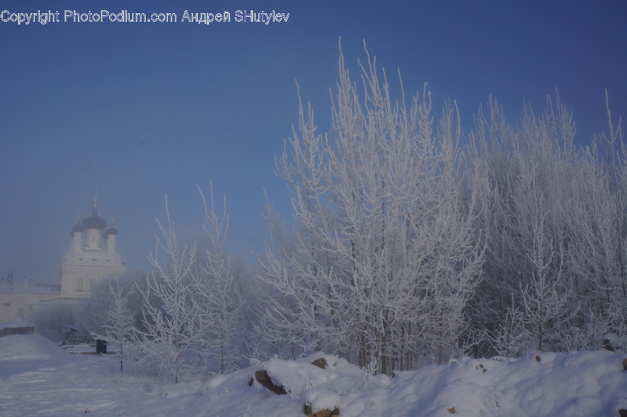 Nature, Outdoors, Snow, Ice, Blizzard