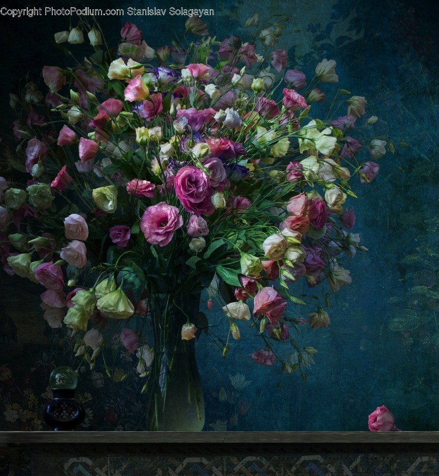 Art, Painting, Plant, Flower, Blossom