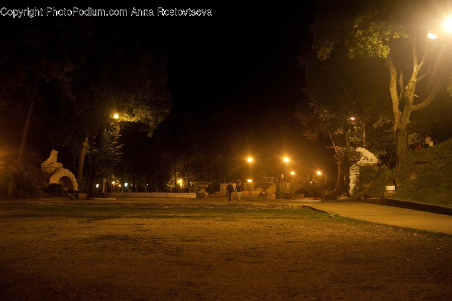 Flare, Light, Walkway, Path, Person