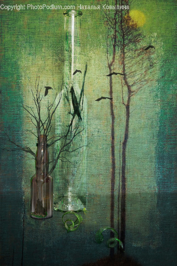Art, Modern Art, Painting, Plant, Canvas