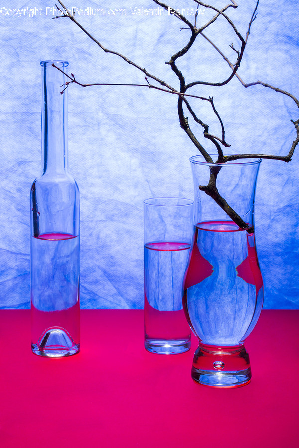 Glass, Goblet, Sink Faucet, Bottle
