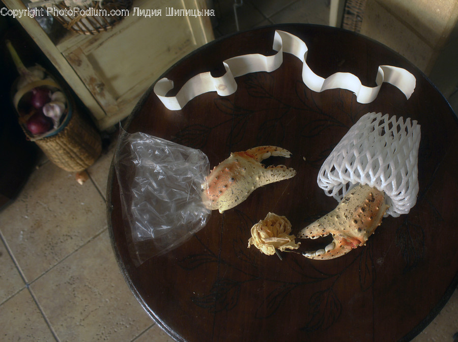 Furniture, Wood, Animal, Food, Dish